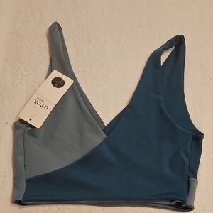 Stylish Blue and Gray Bralette